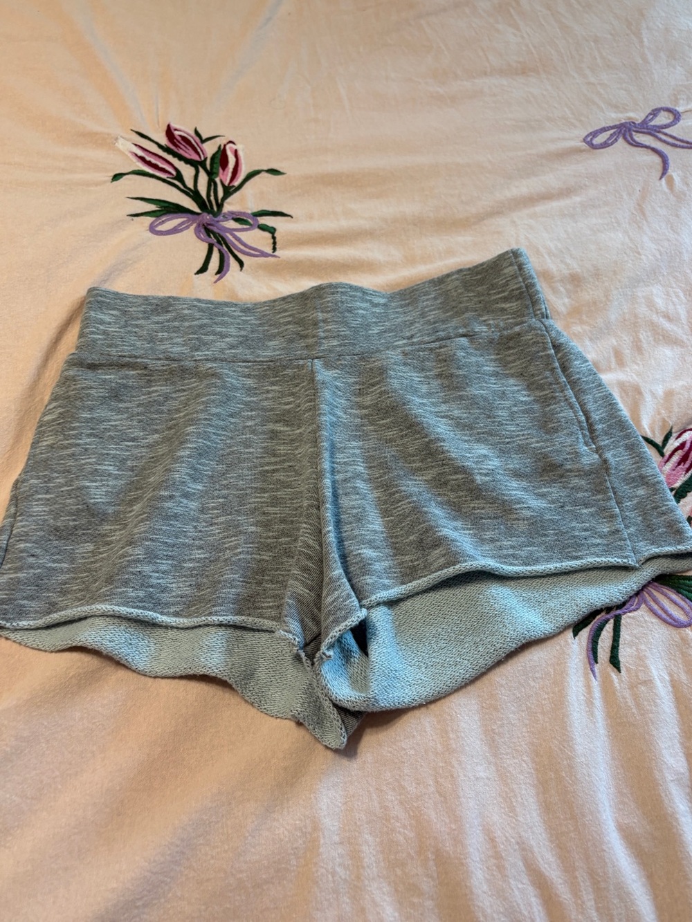 NWOT FP Movement by Free People Heather Gray High-Rise Lounge Shorts